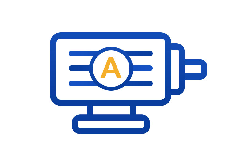 Motor current power calculation